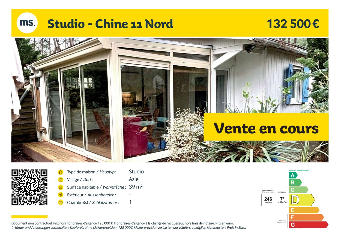 Studio in Grayan-et-l´Hôpital - CHINE 11 NORD