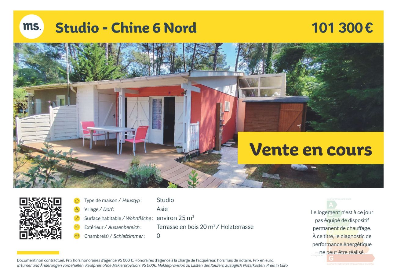 Studio in Grayan-et-l´Hôpital - CHINE 6 NORD