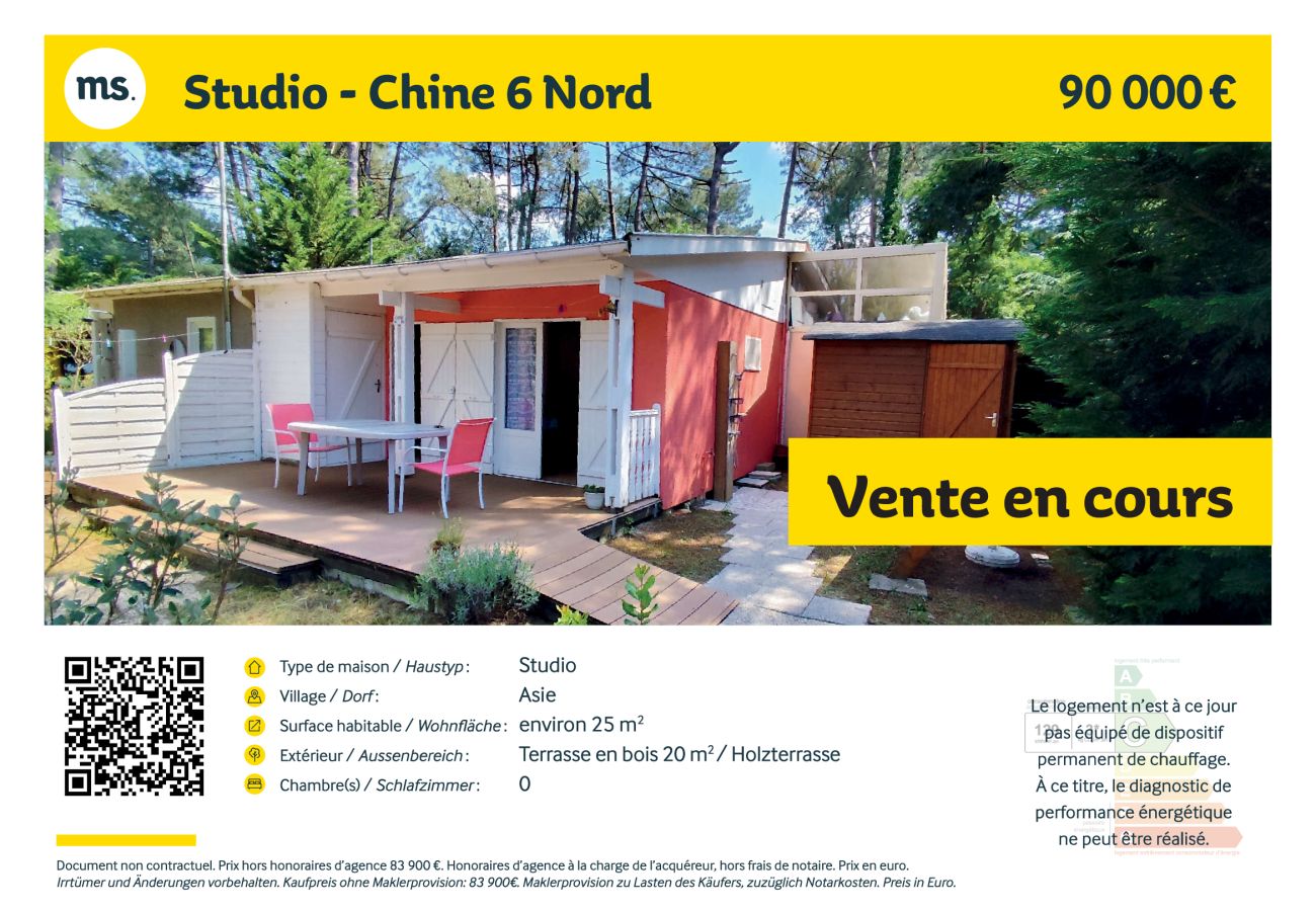 Studio in Grayan-et-l´Hôpital - CHINE 6 NORD
