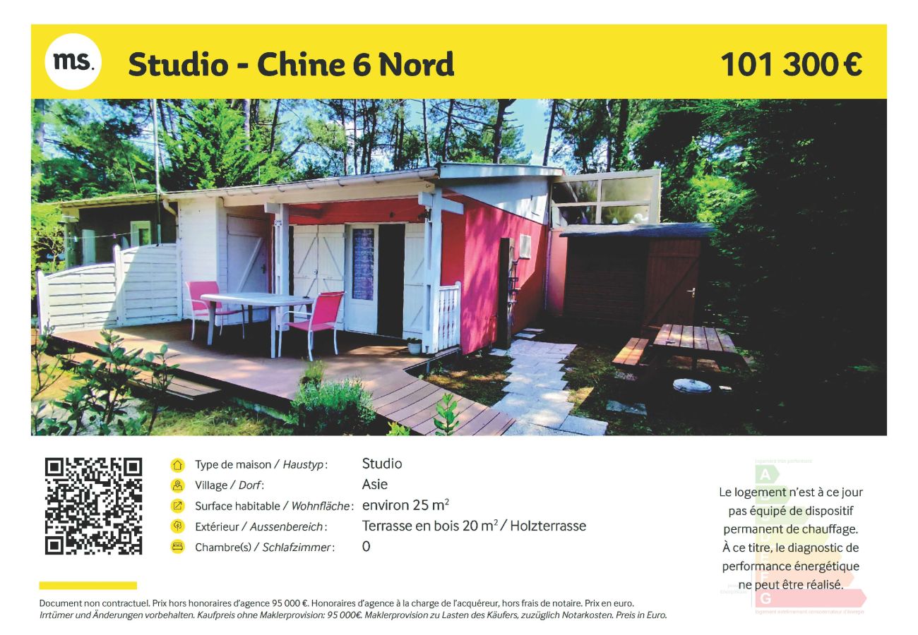 Studio à Grayan-et-l´Hôpital - CHINE 6 NORD