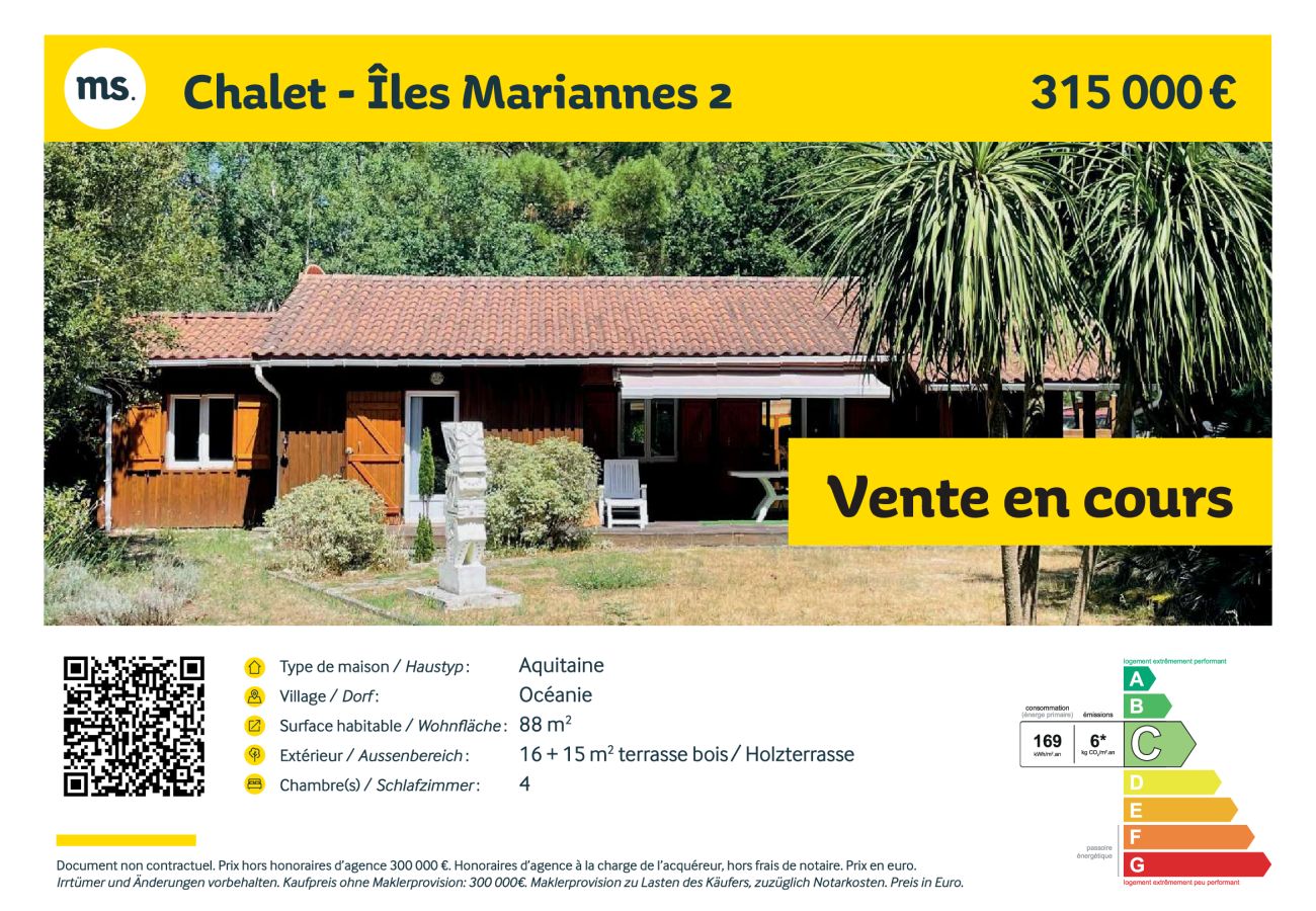 Chalet à Grayan-et-l´Hôpital - ILES MARIANNES 2