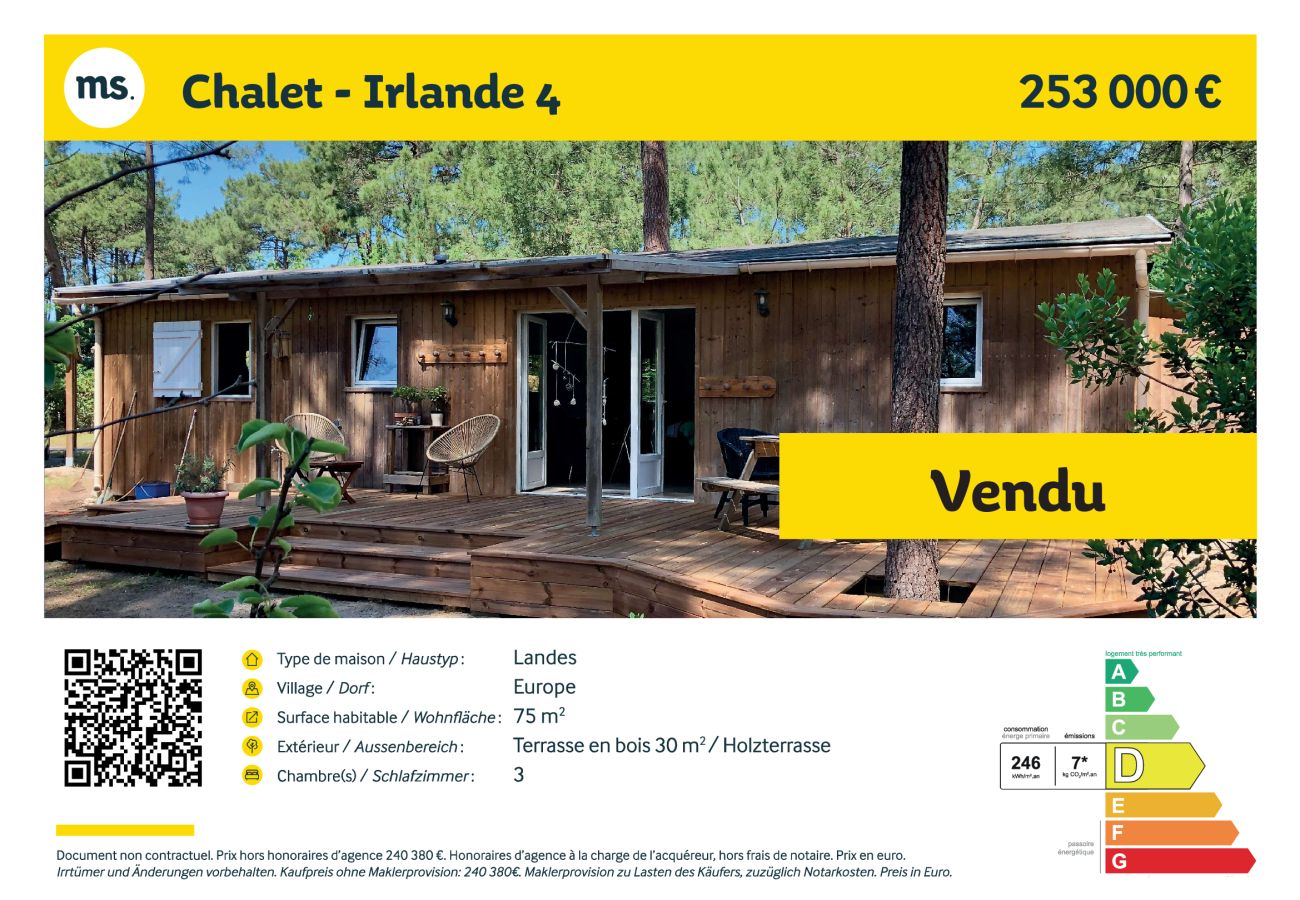 Chalet à Grayan-et-l´Hôpital - IRLANDE 4